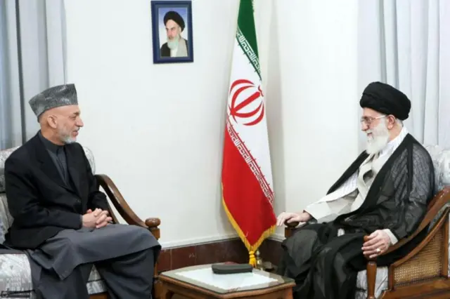 خامنه يي او حامد کرزی
