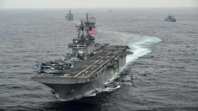 USS Boxer ayaa lagu soo waramayaa in loo daabulayo Bariga Dhexe