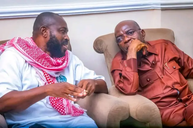 Govanọ Alex Otti na Onye agha Amoke Gunshot Simeon