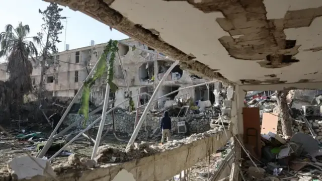 Yadda wani gida ya ruguje a Dimona