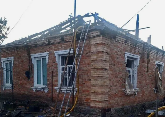 Поврежденный дом