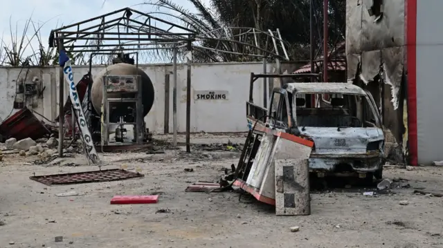 Ụlọọrụ ebe a na-ere mmanụ gassị gbara ọkụ na Cross River steeti