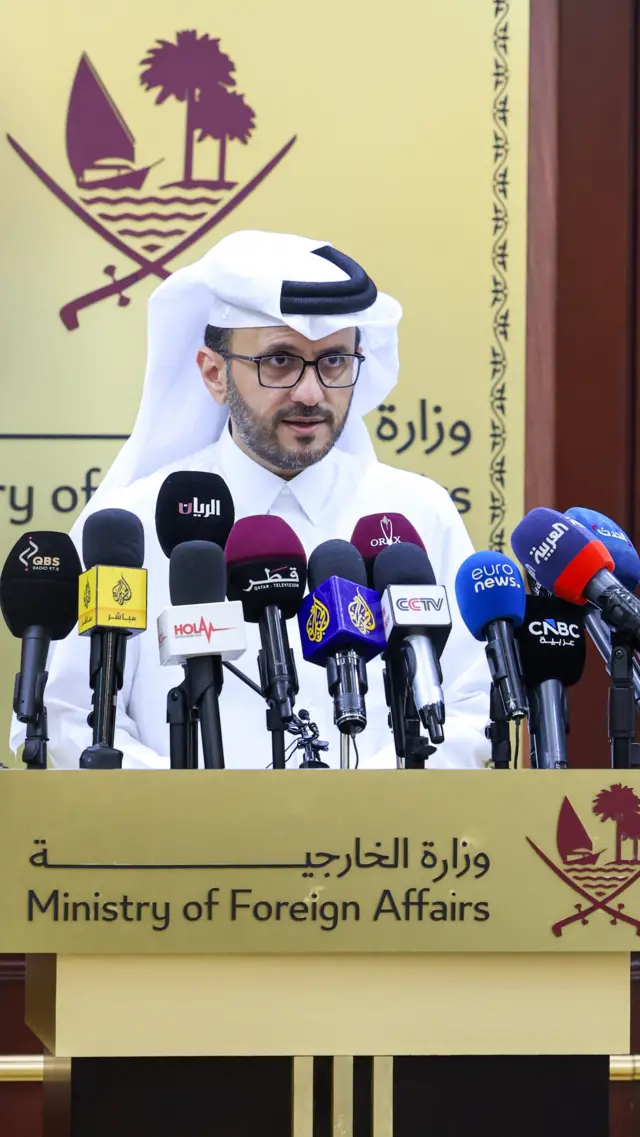 المتحدث باسم وزارة الخارجية القطرية ماجد الأنصاري