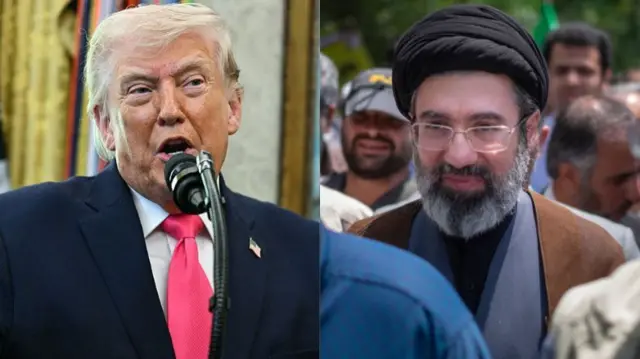 ट्रंप और मोजतबा