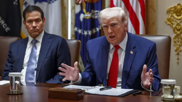 Marco Rubio y Donald Trump