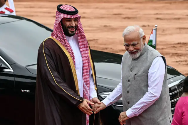 मोहम्मद बिन सलमान और नरेंद्र मोदी