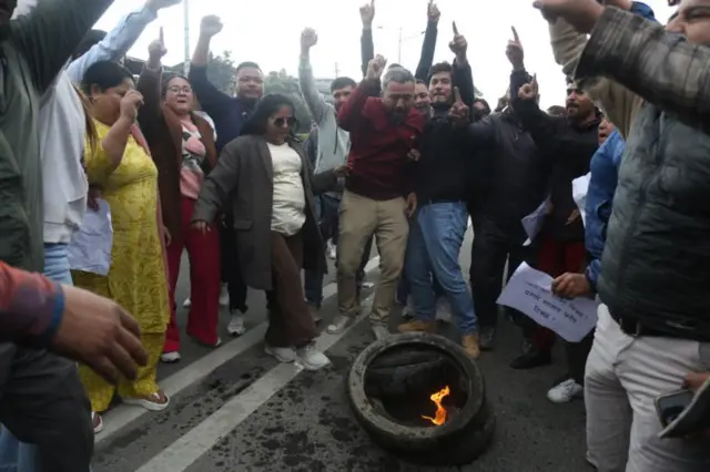 नेपाल में विरोध प्रदर्शन