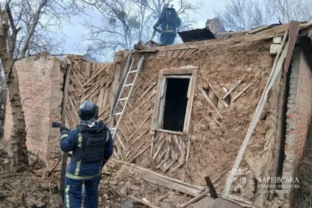 Последствия атаки в Чугуеве