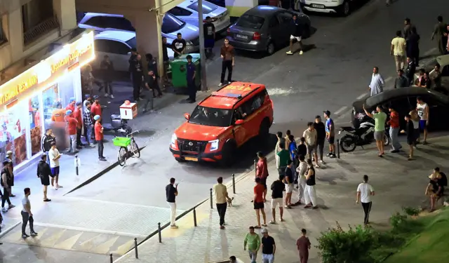 پس از شنیده شدن چندین انفجار مهیب در دوحه قطر، مردم نیمه شب به خیابانها آمدند