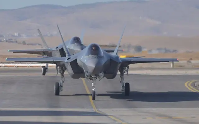 Indege z'intambara za F-35 za Israel ziri mu zirimo kugaba ibitero muri Iran na Liban