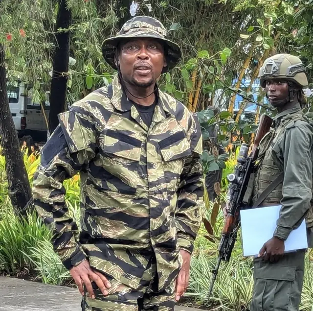 Willy Ngoma wari umuvugizi wa gisirikare wa M23 yishwe n'igitero cya drones z'ingabo za leta i Masisi hafi ya Rubaya