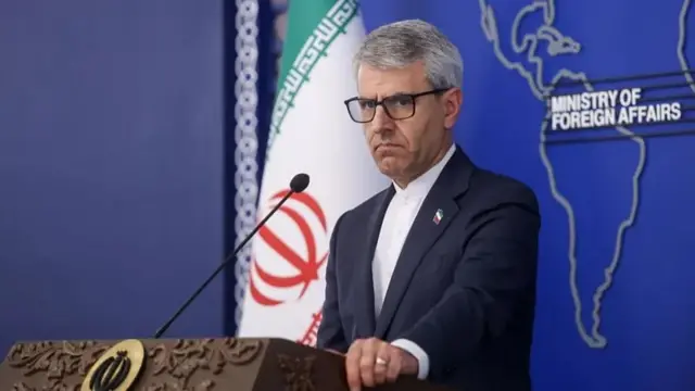 Esmaeil Baghaei umuvugizi wa leta Minisiteri y'ububanyi n'amahanga ya Iran