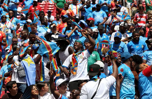 Supporters congolais