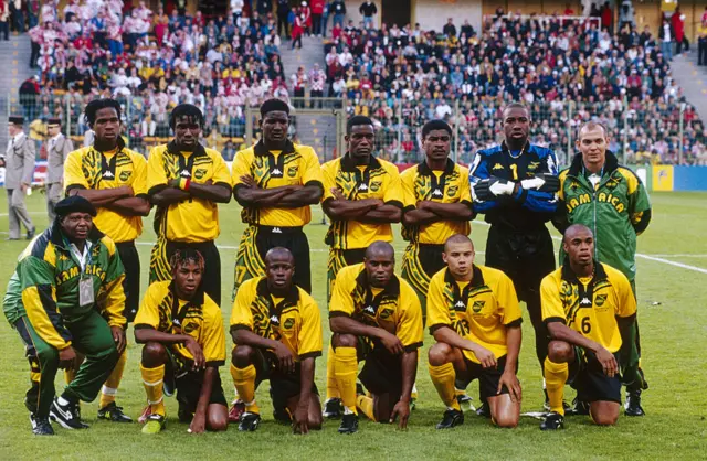 L'équipe de la Jamaïque à la Coupe du Monde 1998