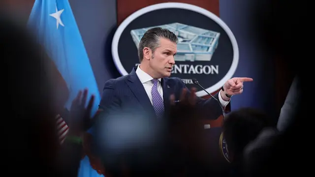 امریکی وزیر دفاع پیٹ ہیگسیتھ