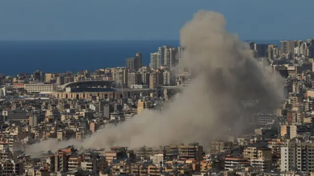 মঙ্গলবার সকালে লেবাননের রাজধানী বৈরুতে ফের হামলা হয়