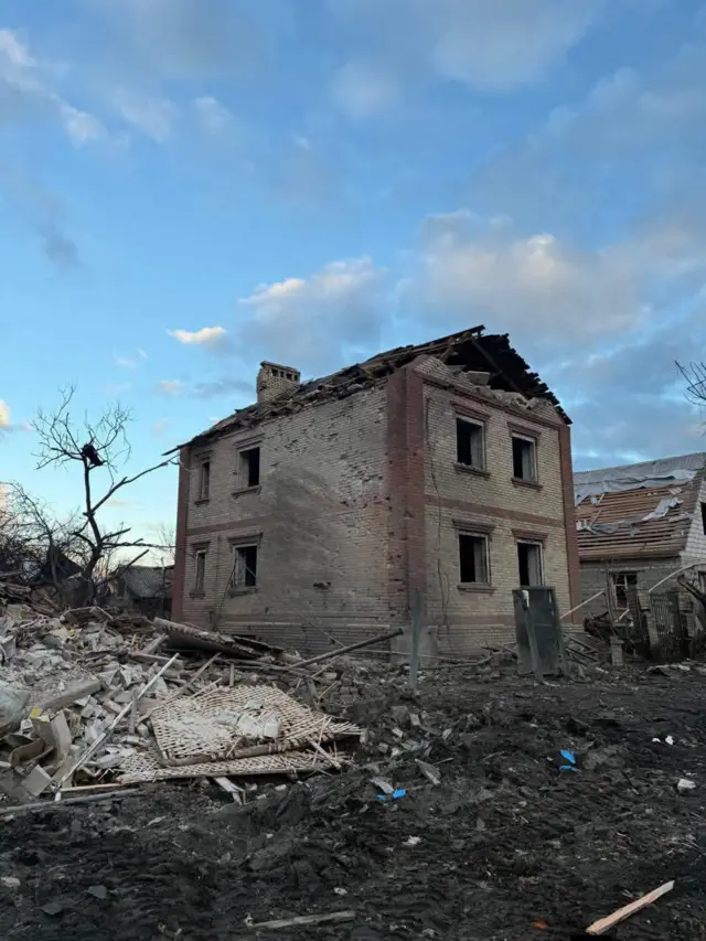 Под удар в Славянске попали дома в частном секторе