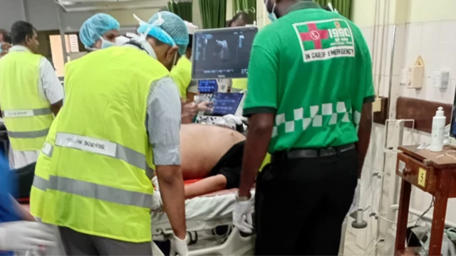 තුවාල ලැබූ 32 දෙනෙක් ගාල්ල ජාතික රෝහලට