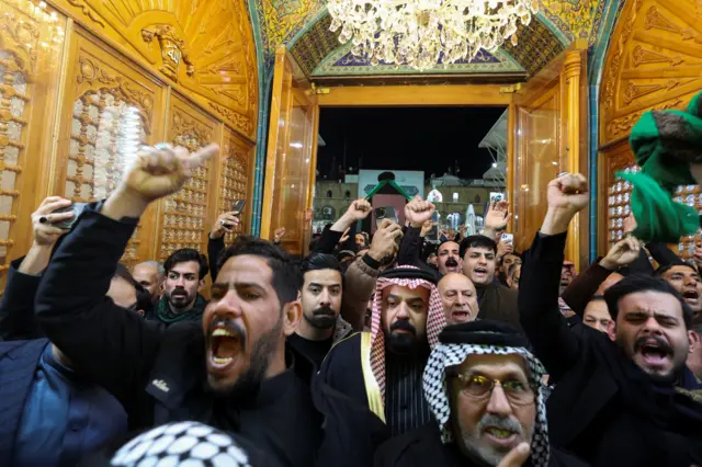 похоронная церемония в Ираке