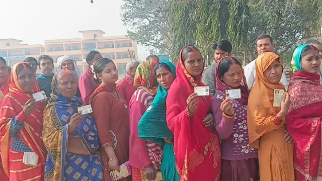 मधेशमा महिला मतदाता