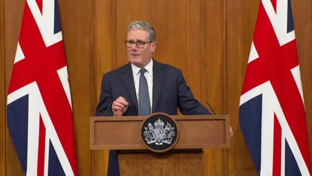 ব্রিটিশ প্রধানমন্ত্রী স্যার কিয়ের স্টারমার