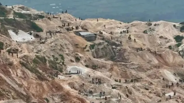 E kwuru na ebe a na-egwupụta ihe na Rubaya, nke dị n'okpuru njikwa M23 ugbu a, adịghị mma nke ọma.