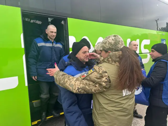 встреча военнопленных