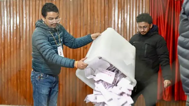 नेपाल में मतगणना