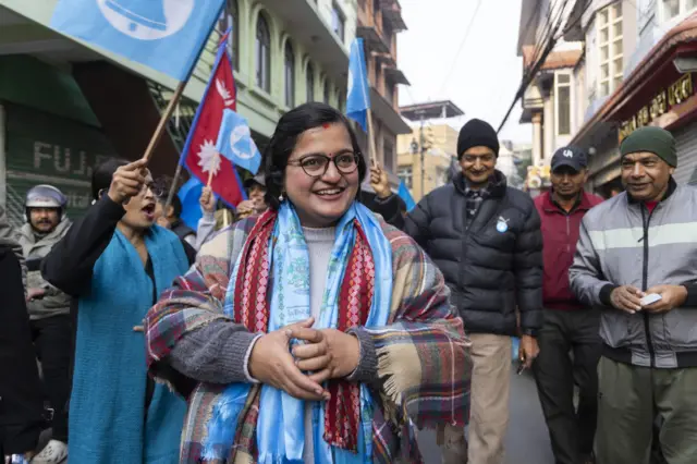 रास्वपाकी उम्मेदवार रञ्जु न्यौपाने (रञ्जु दर्शना)