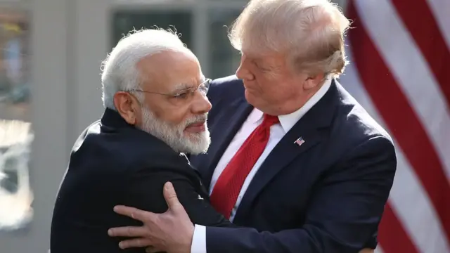 Narendra Modi iyo Donald Trump