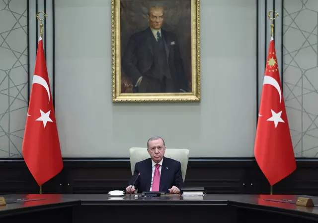 Cumhurbaşkanı Recep Tayyip Erdoğan kabine toplantısında