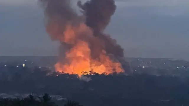 Guturika kwadukanye umuriro mwinshi wahagaritse imitima mu murwa mukuru w'ubukungu w'Uburundi