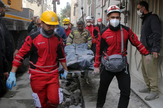 عملیات امداد در تهران