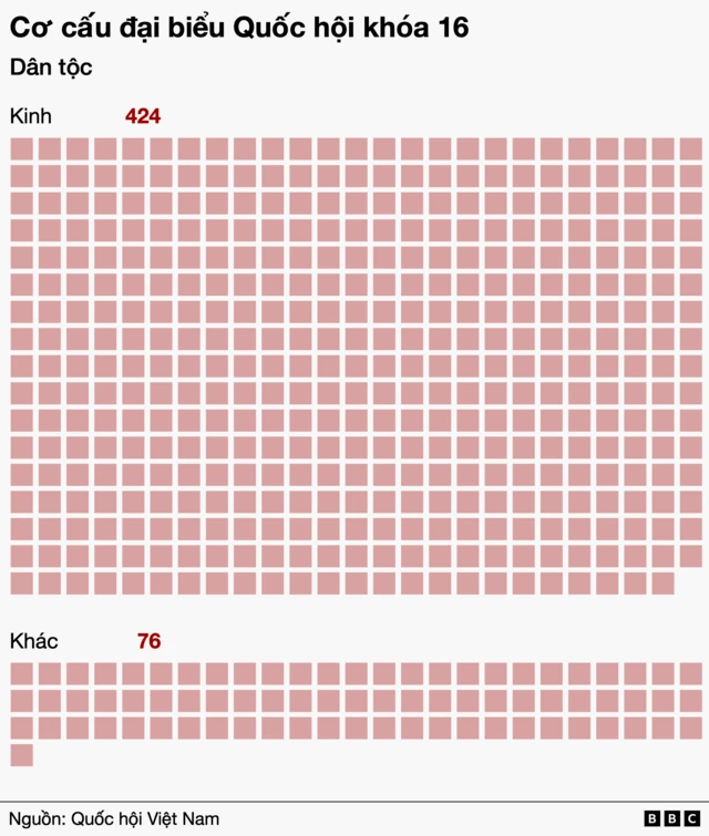 Cơ cấu đại biểu theo dân tộc