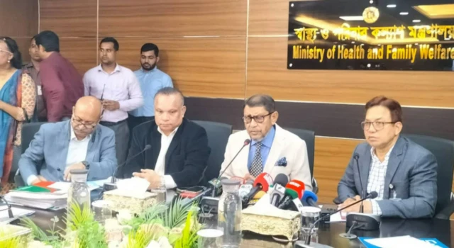 স্বাস্থ্য ও পরিবার কল্যাণ মন্ত্রণালয়ে ব্রিফিং