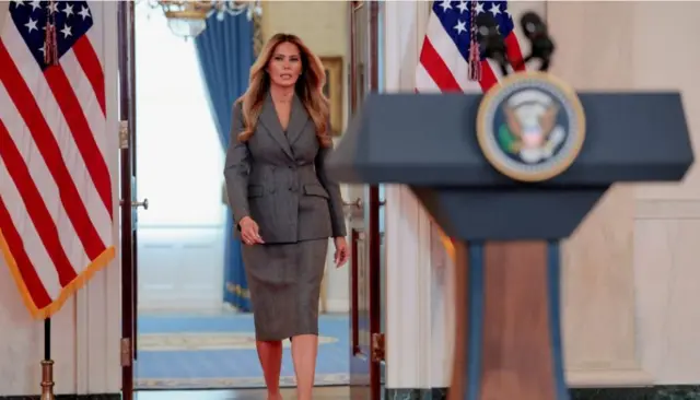 Melanie Trump umugore wa Perezida Donald Trump