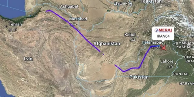 ایران، طیارے، اسلام آباد