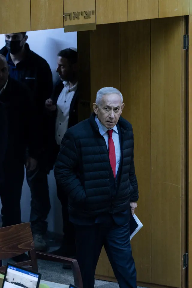 رئيس الوزراء الإسرائيلي بنيامين نتنياهو