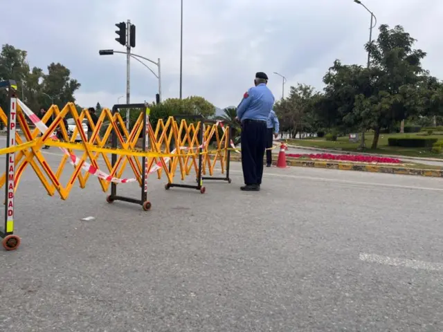 इस्लामाबाद में कड़ी सुरक्षा व्यवस्था