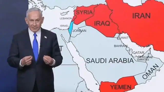 बिन्यामिन नेतन्याहू ने एक वीडियो संदेश जारी किया है