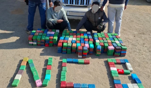 ဇန်နဝါရီလတုန်းက အိန္ဒိယ-မြန်မာနယ်စပ်မှာ ဖမ်းမိးခဲ့တဲ့ မူးယစ်ဆေးဝါးတွေ