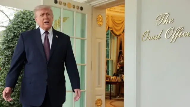 ترامپ در کاخ سفید