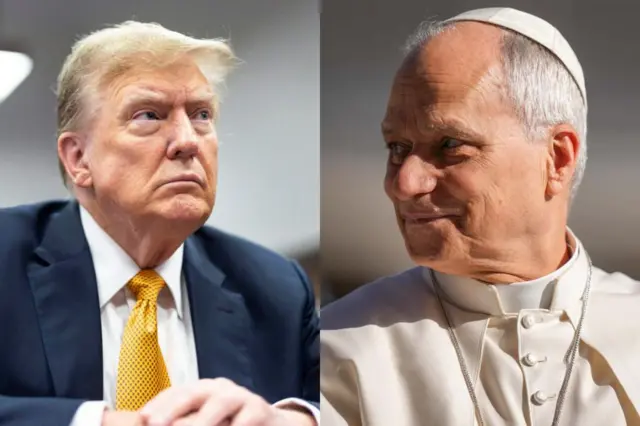 Donald Trump na Papa Leo