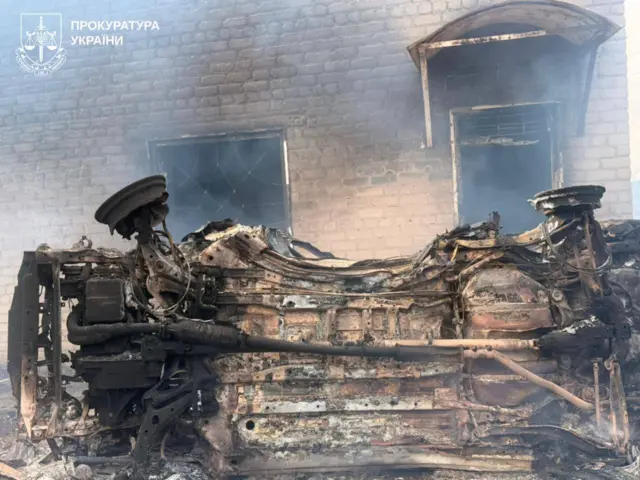 Последствия атаки в Харьковской области