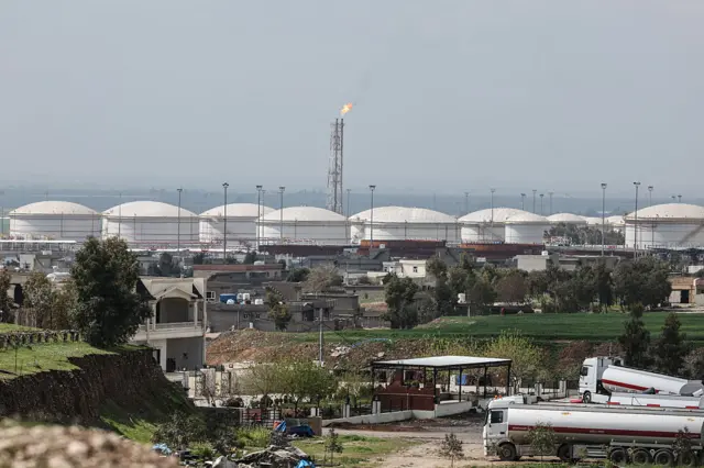 مصفاة لاناز النفطية في أربيل، العراق