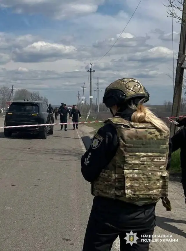 место ракетного удара в Днепре