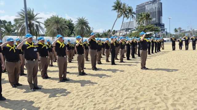 ပတ္တရားမြို့က ရဲတပ်ဖွဲ့ဝင်တချို့ (ပုံဟောင်း)