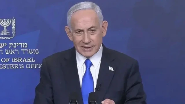 Ra'iisul Wasaaraha Israa'iil Benjamin Netanyahu