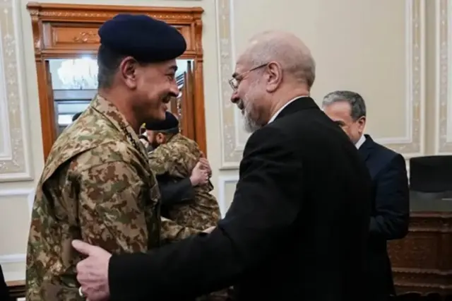 قالیباف اور آرمی چیف عاصم منیر