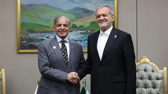 وزیراعظم شہباز شریف، ایرانی صدر مسعود پزشکیان